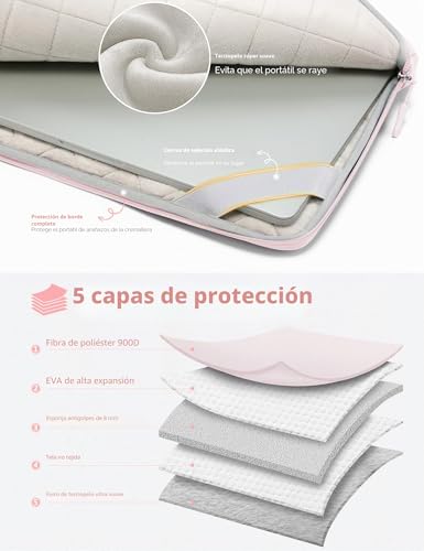 Bolsa para portátil 15 de diseño minimalista texturizado para Surface Book 15 5