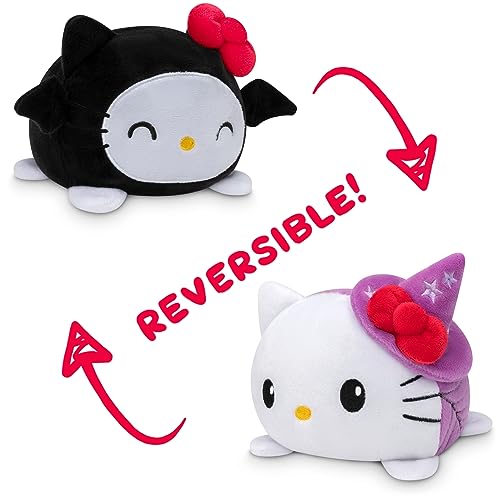 teeturtle - the officially licensed original sanrio plushie - witch  bat hello kitty - cute sensory fidget stuffed animals that show your mood - perfect for halloween