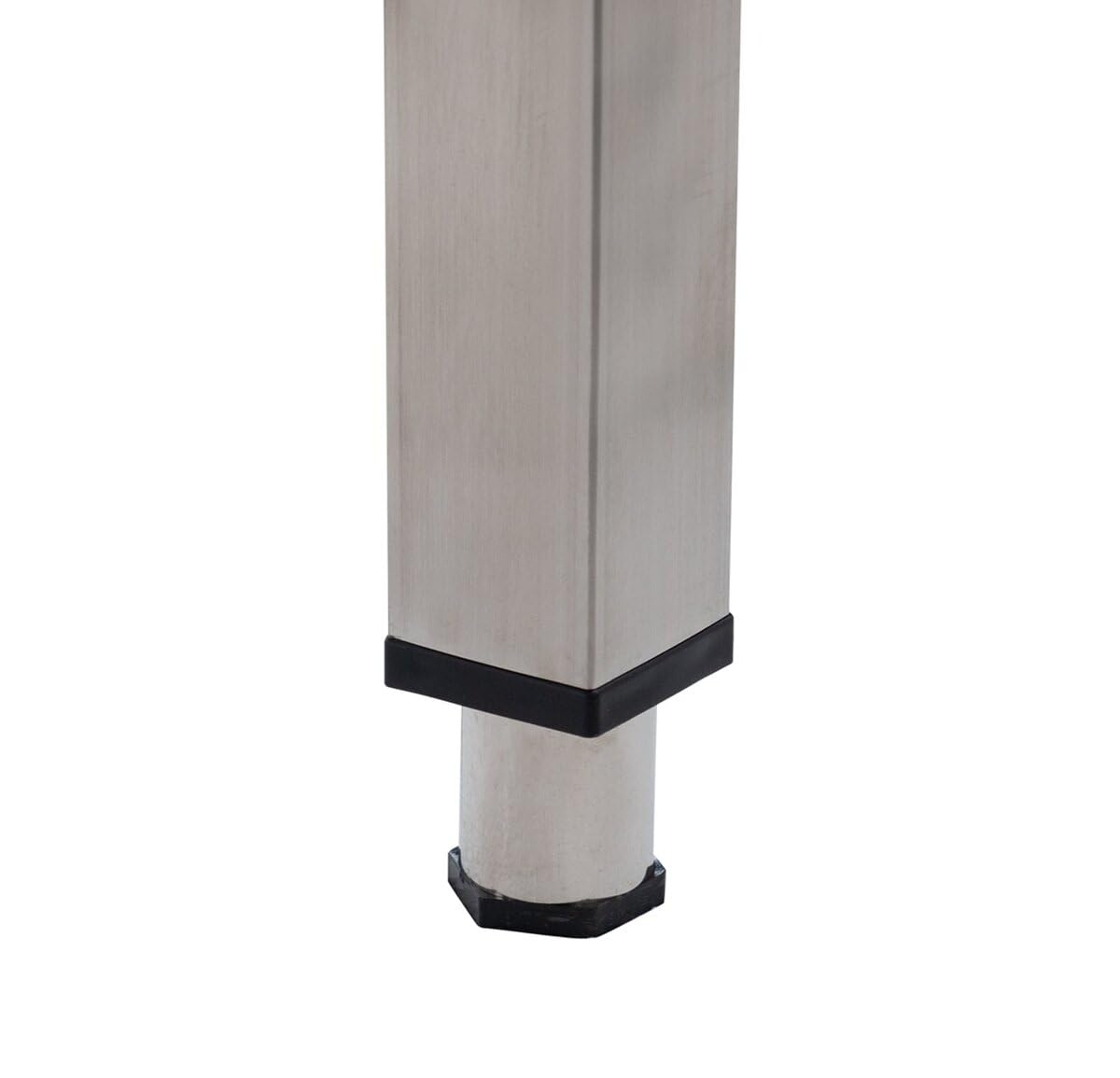 GastroHero Tavolo da lavoro Basic in acciaio inox, 20 x 6 cm, con base e alzata