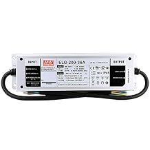 Meanwell ELG-200-36A-3Y 36V 5.55A 200W Constant Voltage + Constant Current LED Driver