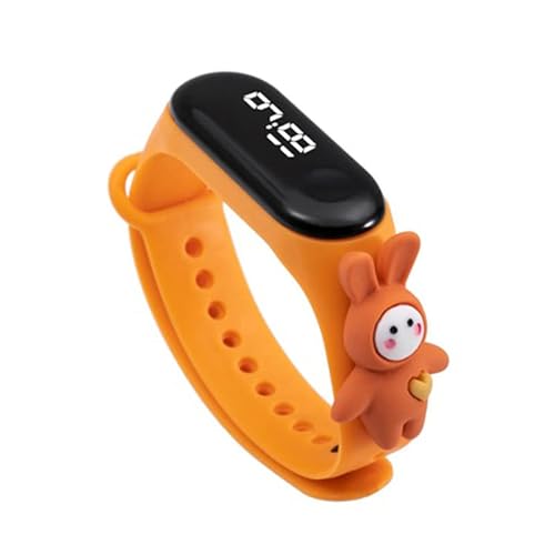Titox Creative Design Color Band with Cartoon Latest Collection Touch Button Watch for Creative Touch kids Boys and Girls Digital Watch