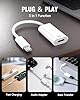 USB C to Lightning Headphone Audio Adapter, Type C Male to Female Lightning Earphone Converter with Charge/Data Transfer, Compatible with iPhone 17/16/15 Plus/Pro/Max, iPad Pro/Air 6/5/4, MacBook