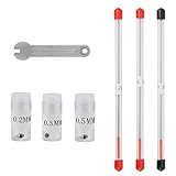 Hervorragende Ergebnisse: Das Sprühdüsen Muster hat keinen Fogging Effekt, es hat glatte Linien und schöne Muster. Dies ist das beste Werkzeug für Ihre Malarbeiten, auch für Anfänger.Das Düsenset passt auf die Airbrushpistole von Goosher.