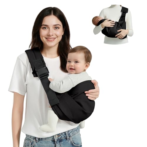 MISSWISDOM Baby Sling Carrier, Toddler Carrier Sling with...