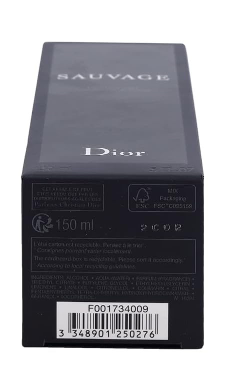 Christian Dior Sauvage Men's Deodorant Spray, 5 Ounce