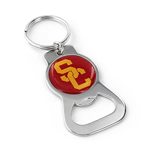 aminco NCAA USC Trojans Bottle Opener Keychain,Team Color,One Size