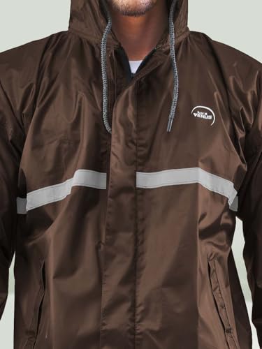 Image of LUX VENUS Reflecting Design Tapping Rain Suit for Men