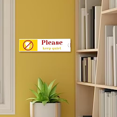 Tonice® 12 Pack 8X2 Wall Nameplate Holders, Acrylic Nameplate Holders, Wall Mount Transparent Nameplate Holders, Office Name Holders. #TOP4