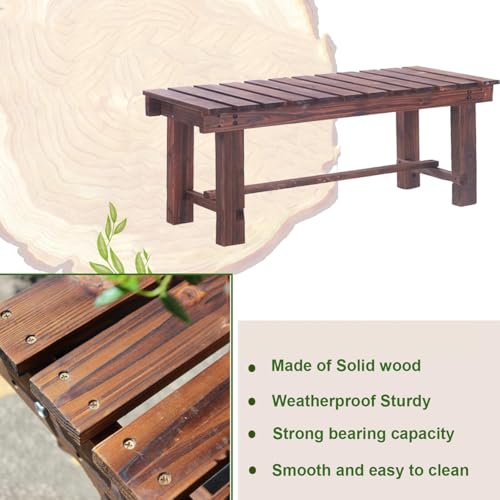 Banc d'extérieur robuste avec forte capacité de charge pour le jardin - 7