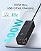 Baseus Power Strip Surge Protector 1200J - PD100W USB C Charger Extension Cord with 3 AC Outlets & 3 USB Port Fast Charging Charging Station for Office Dorm Room Home