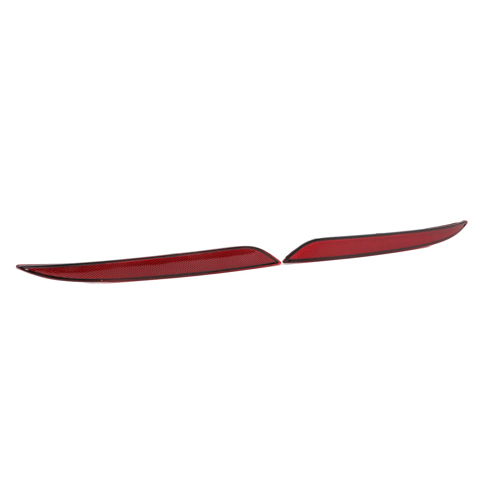 KIMISS Remplacement du Pare-Chocs Arrière, Lentille Rouge pour 2017-2023, Réflecteur de Pare-Chocs Arrière avec Numéro D'OE 1077406-00 - F (à Gauche) et 1077407-00 - F (à Droite)