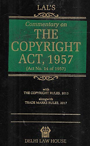 LAL'S COMMENTARY ON THE COPYRIGHT ACT, 1957