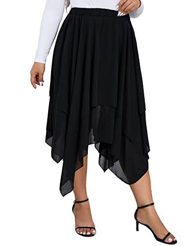 Amazon.com: Verdusa Women's Plus Size Elastic High Waist