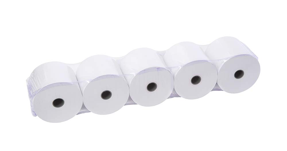 Genie Zapasowe rolki do drukowania kalkulatorów i maszyn kasowych 57 x 12 mm / 40 stóp liniowych na minutę / 100% bezdrzewne/białe
