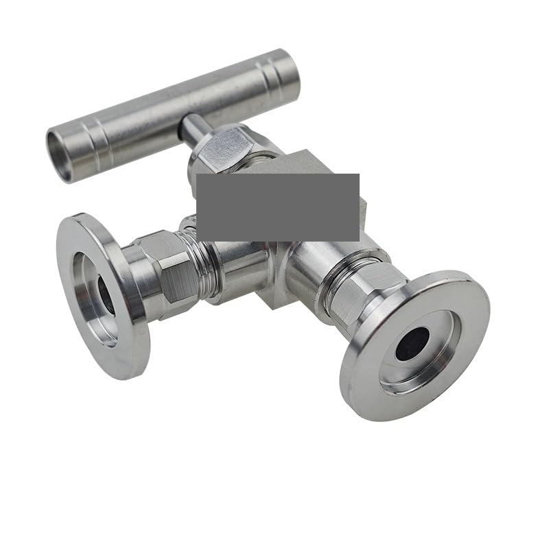 Válvula de aguja KF40 para solucionar fugas y regular vacío micro 4