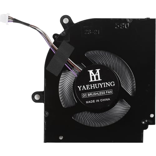 Image of CPU+GPU Cooling Fan Replacement for MSI Stealth 15M A11UEK MS-1562 MS-1563 | A11UEK-009 A11UEK-280 15M-A11UEK 15M-A11UEKV 15M-A11SEK 15M-A11SDK BS5405HS-U4X BS5405HS-U4W DC5V Fan