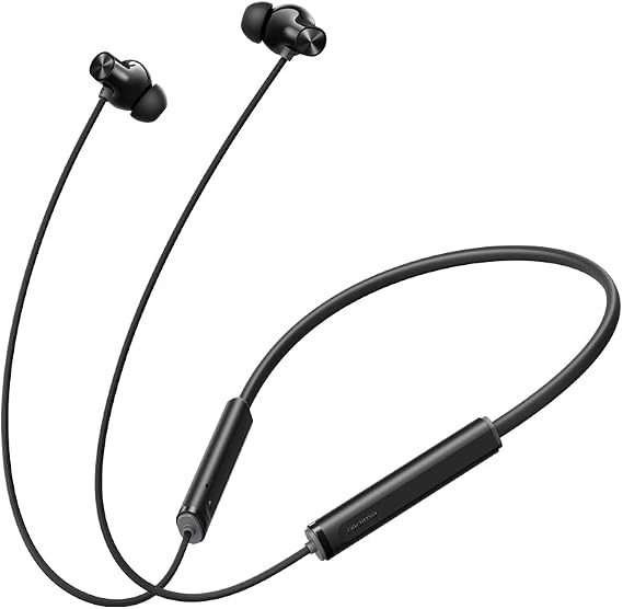 realme Buds Wireless 5 ANC in Ear Bluetooth Headphones, 50dB ANC, 13.6mm Dynamic Bass Driver, 360 Spatial Audio, 45ms Low Latency, Upto 38hrs Playback, IP55 Rating, Dual Device Connection - (Black)