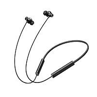 Realme Buds Wireless 5 In Ear Bluetooth Earphones MidNight Black with 50 dB Hybrid ANC and 38 Hours Playback