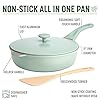 Goodful All-in-One Pan, Multilayer Nonstick, High-Performance Cast Construction, Multipurpose Design Replaces Multiple Pots and Pans, Dishwasher Safe Cookware, 11-Inch, 4.4-Quart Capacity, Sage Green #3