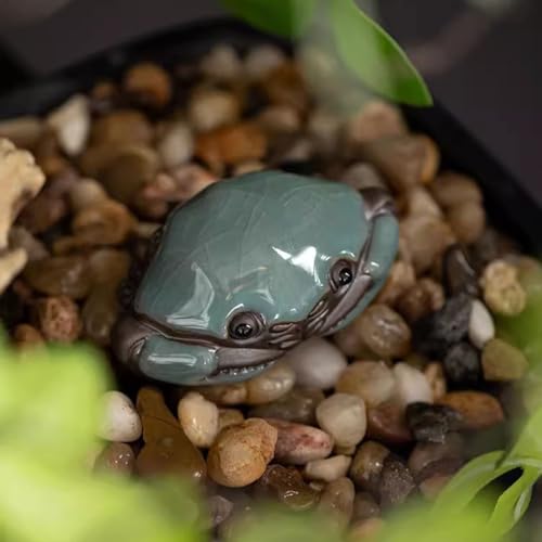 Mesa de té creativa libre de monotonía con estatuas de té de cangrejo 8