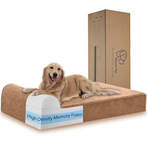 Orthopedic Dog Beds for Large Dogs, 7" Memory Foam Dog Beds with ...