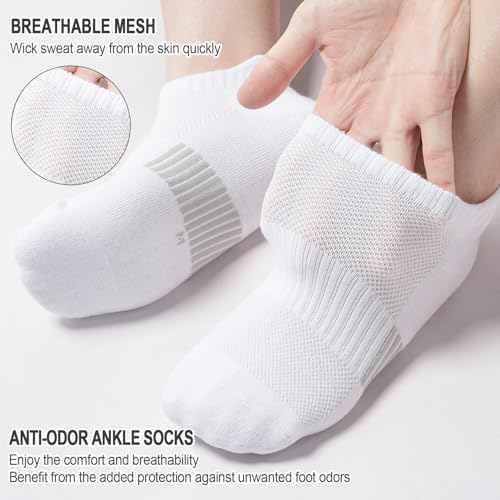 Ankle Socks for Women, Running Athletic Socks Womens Low Cut Ankle No Show Socks 6 Pairs for Women Socks4