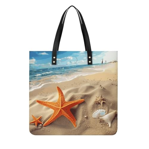 Sac fourre-tout étoile de mer chic pour vos journées à la plage et sorties d'été