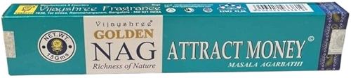 Incenso Massala Golden Nag Atrai Dinheiro Atracts Money Un