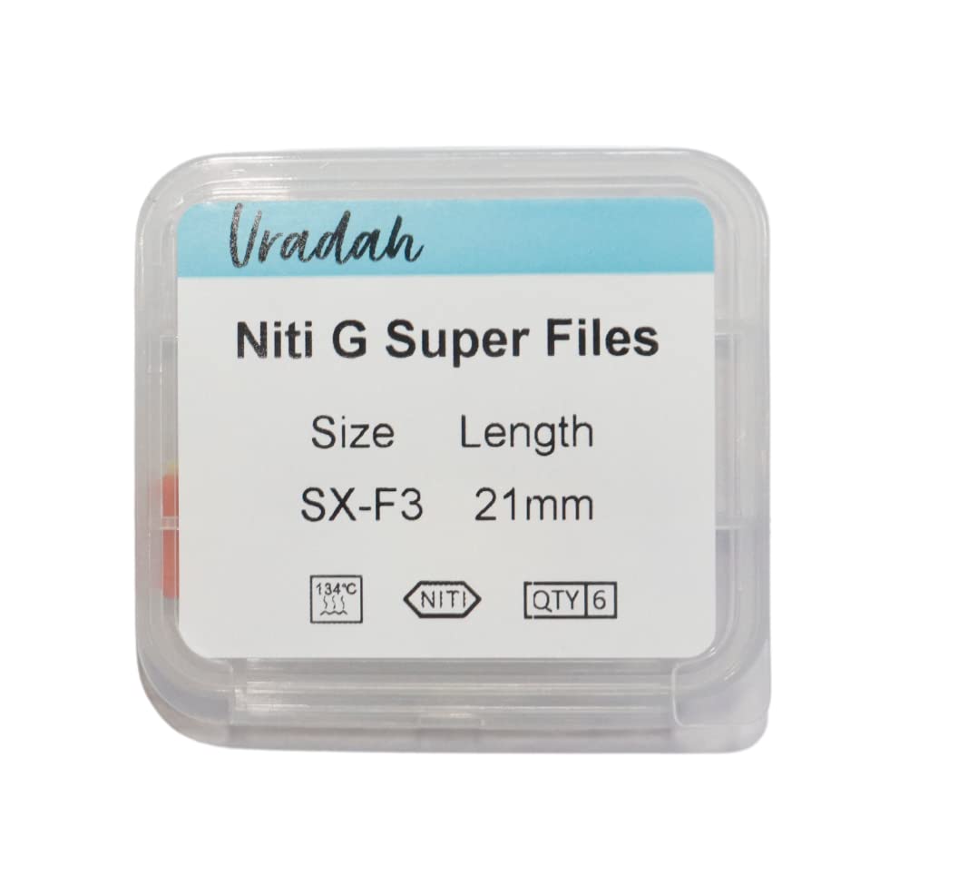 Vradah Niti G super hand protaper files 21mm sx-f3 assorted (B09WK8QWX3) Amazon Price History, Amazon Price Tracker