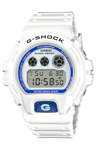 Image of G-Shock SHIBAINU Made in Japan, White / Blue (Glow in the Dark Dial)