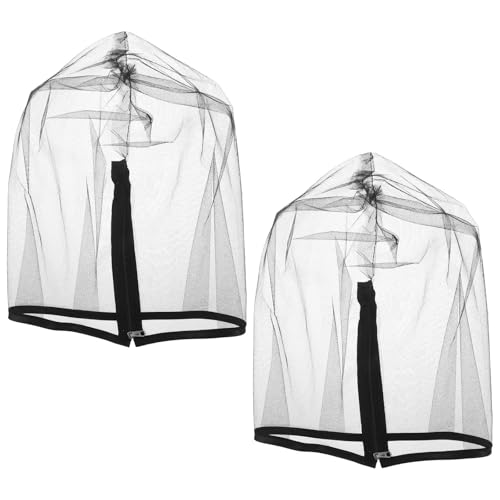 VILLCASE Funda de Tela Lavable para Maquillaje y Cabello, Protector de 2 Piezas para Bodas y Probadores, Diseño Estilizado y Funcional para Cuidado Facial