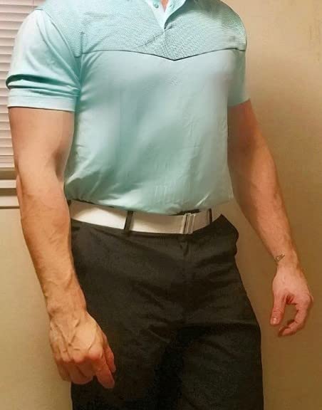 Men's Elastic Belt. The Original Elastic No Show Belt Invisible Belt With Premium Webbing Made In The USA3