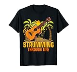 Photo Gallery strumming through life guitar uke music teacher ukulele maglietta Photo Gallery strumming through life guitar uke music teacher ukulele maglietta