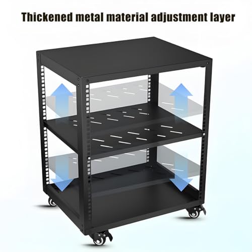 Armoire de rangement multimédia mobile pour stopper la surchauffe HiFi