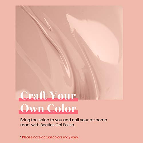Image of Beetles Brown Gel Nail Polish, 15ml Kim Neutral Gel Polish Beige Tan Nail Soak Off Uv LED Nail Lamp Gel Nail Polish Nail Art Manicure Salon DIY Home