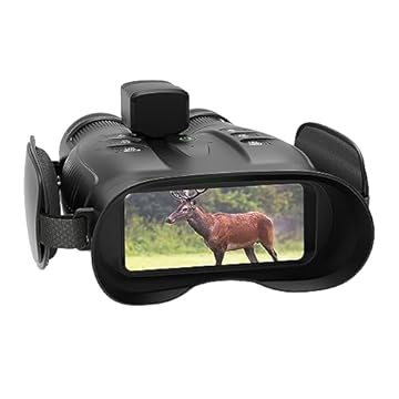 binoculars with rangefinder and night vision