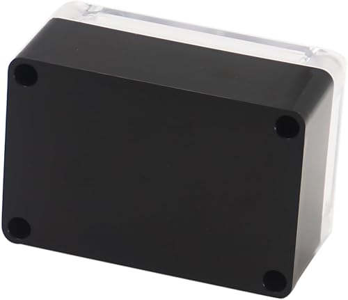 Miniatura 130 de Caja de proyecto ABS de plástico negro cajas eléctricas IP65 impermeable DIY caja de conexiones electrónica caja de alimentación 7.87 x 4.72 x 2.95