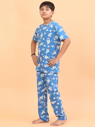 Ninos Dreams Boys Cotton Coord Set/Boys Night Suit/Boys Loungewear/Boys Night Dress