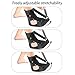UYVEIS Upgrade Night Splint for Plantar Fasciitis Women, Men Soft Elastic Plantar Fasciitis Night Splints Adjustable for Tendonitis Breathable(Large)