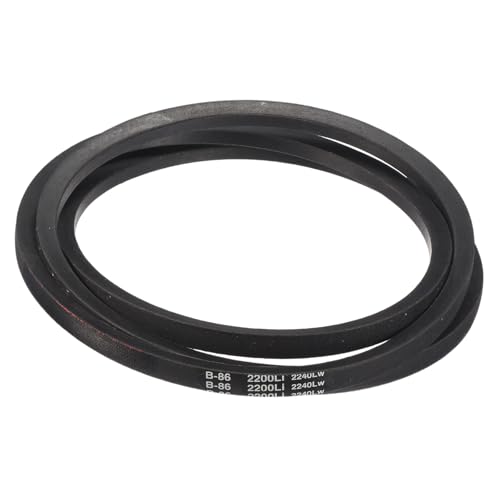 Image of Uxcell 3 Pack B86 Classic V-Belt, 89 inch Outside Circumference, Black Rubber V-Belt for Industrial Machinery Equipment