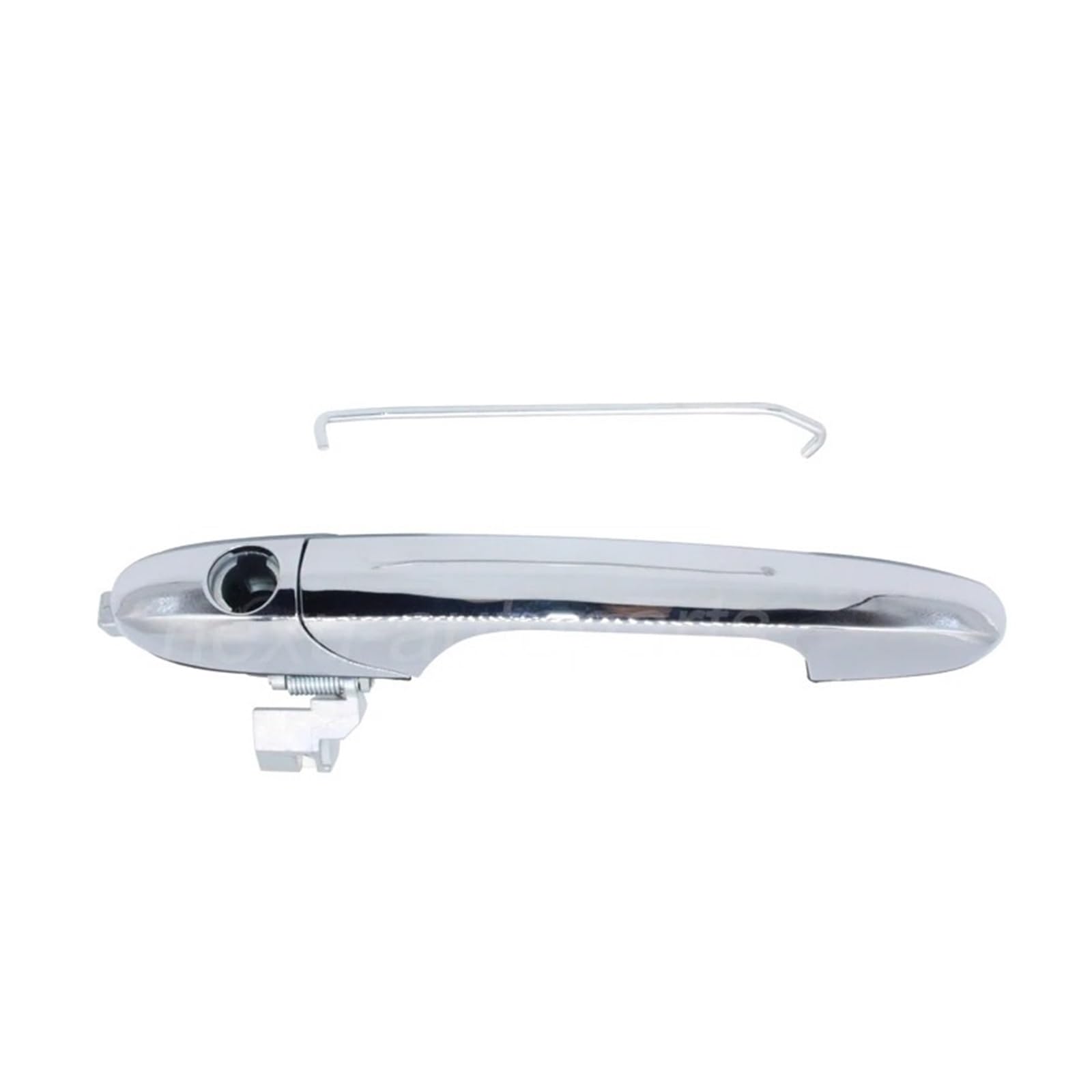 Ropaix Left With Hole Side Exterior Door Handle For Alfa For Romeo 147 2000-2010 735592028 735451696 Left Driver Side Door Handle With Chrome(Left With Hole)