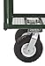Sandusky TW3820 Green Heavy Duty Steel 2-Deck Flat Wagon, 550 lb. Capacity, 33