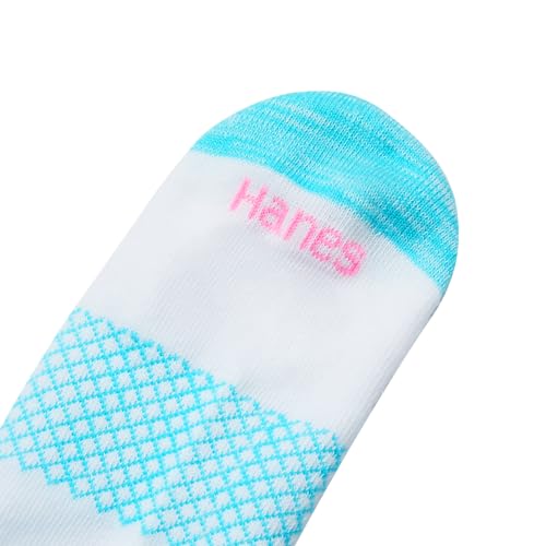Image of Hanes Women's Socks, Lightweight Breathable Socks, No Show and Super No Show, 6-Pack