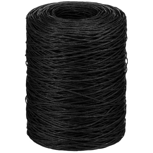 Syhood 673 Feet Floral Vine Bind Wire Rustic Craft Wire, Black