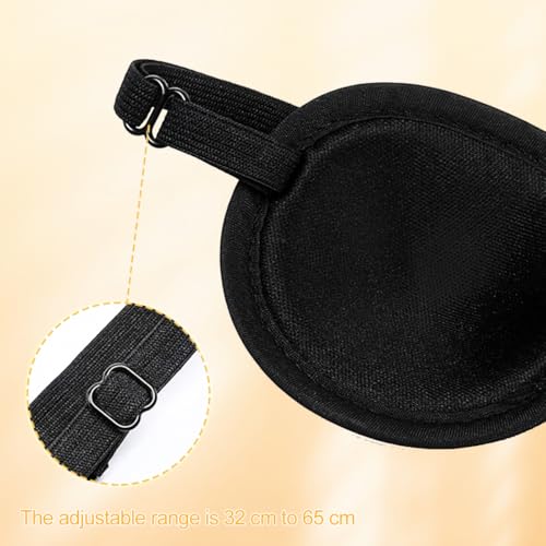 Image of Dog Eye Patch,Small to Large Dogs & Cats Eye Injuries & Surgery Wounds Protection, Black