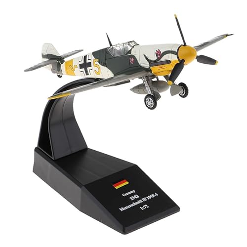 Avión Bf-109 réplica diecast compacta escala 1:72 para colecciones sin espacio 5