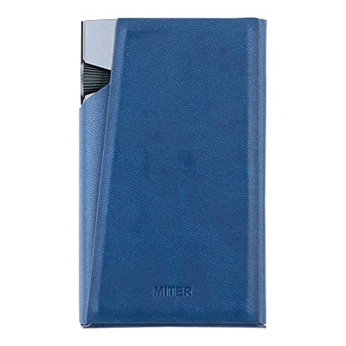 MITER CASE for Astell&Kern SR35, Hand Crafted Italy PU artificial Leather Cover for AK-SR35 (Navy) - Image 2