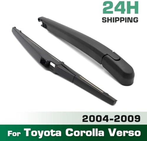 HYFJM リアワイパーブレードアーム ワイパー ブレード トヨタカローラヴェルソ 2004-2009用交換用 天然ゴム製バヨネット