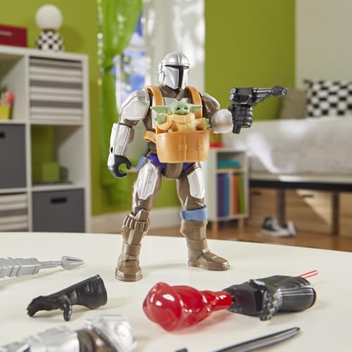 MixMashers Mandalorien et Grogu figurine deluxe personnalisable à mélanger et combiner avec accessoires Star Wars Dès - vue 8