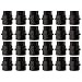 Prime Ave Black Wheel Nut Cap Covers for Chevrolet GMC Part# 15646250 (24 Pack)